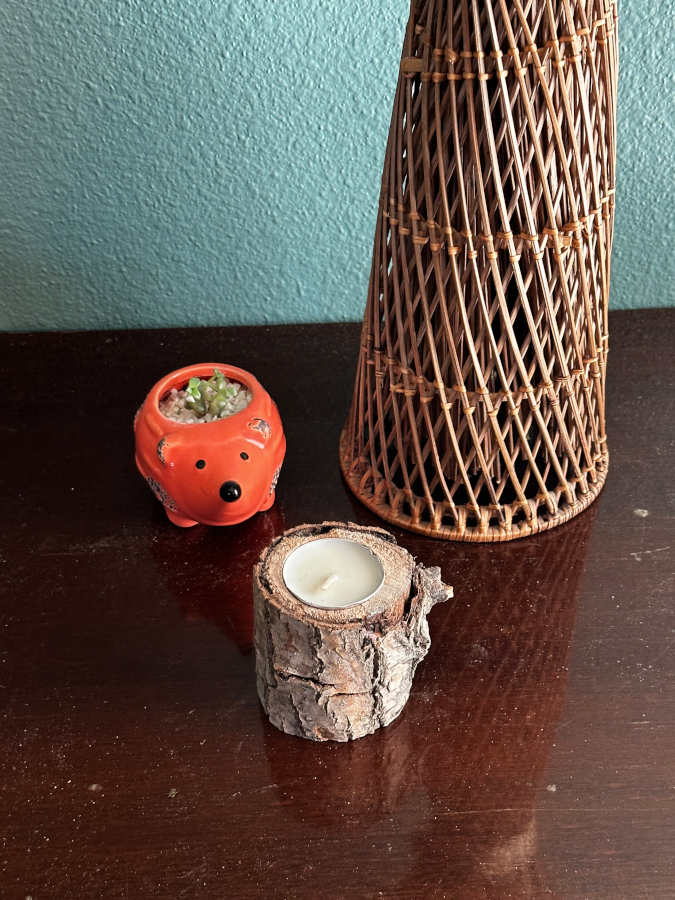 Single Rustic Tea Light Lantern #1 (Willow)  ***S/H Included***